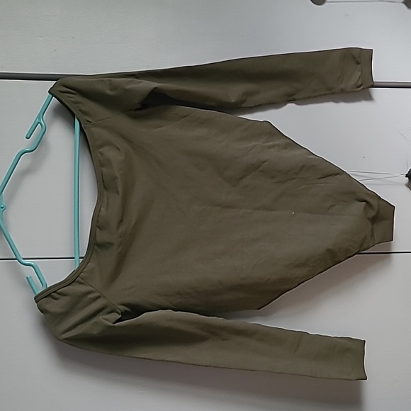 Sexy olive green bodysuit NWOT - Picture 4 of 4